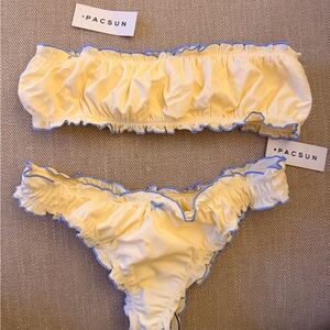 PacSun Arietty Shirred Swimsuit